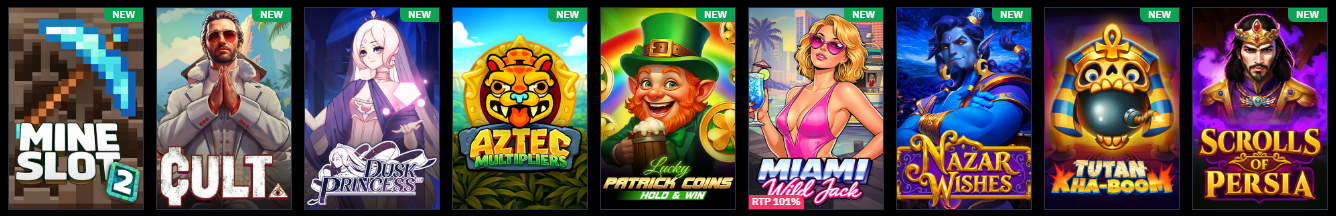BeonBet Slots – Auswahl beliebter Spielautomaten